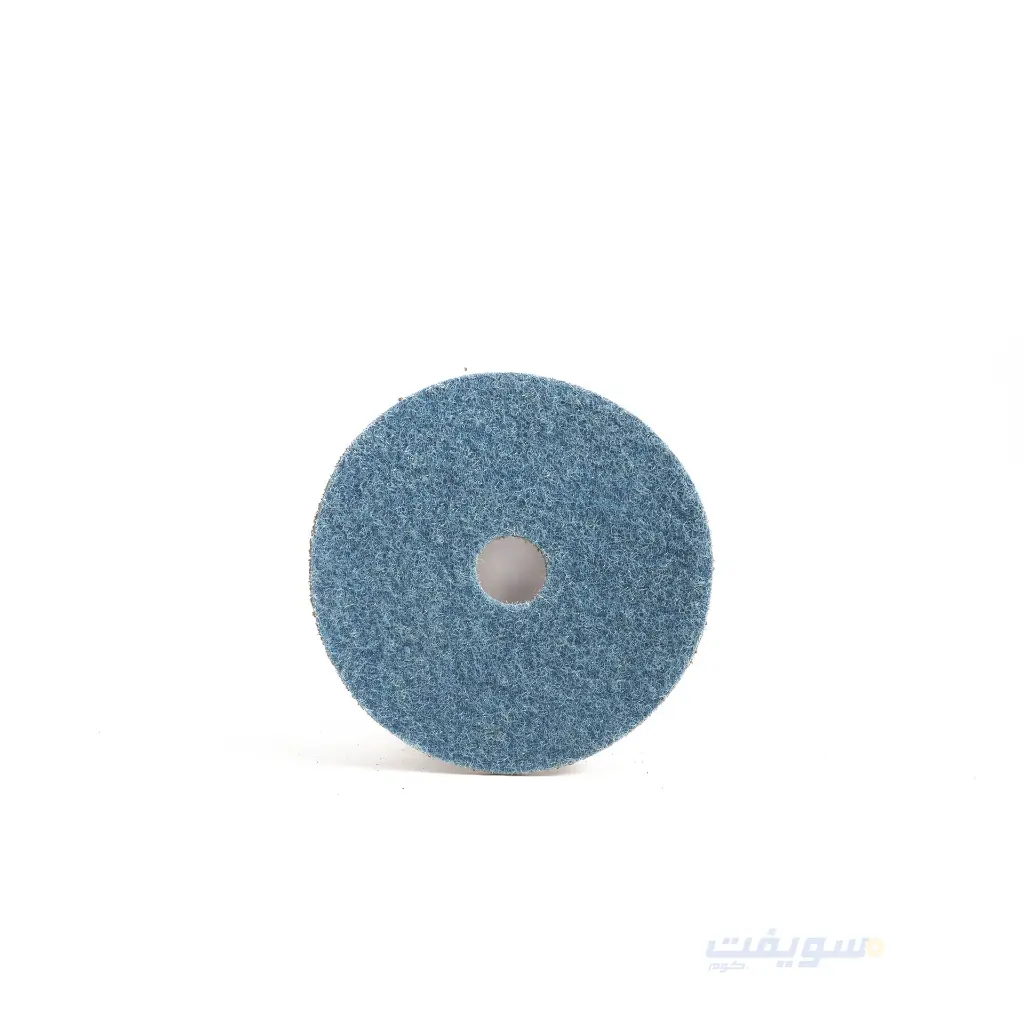 1_لباد قرص ايطالي للتجليخ لون عسلي ضهر ازرق صاروخ مقاس 5 بوصة.webp