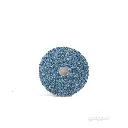 1_لباد قرص ايطالي للتجليخ لون عسلي ضهر ازرق صاروخ مقاس 5 بوصة.webp