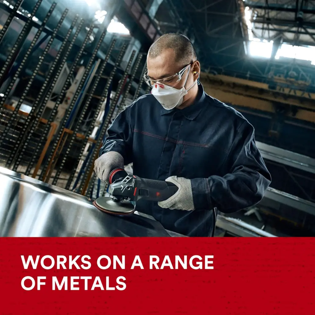 لباد قرص ايطالي للتجليخ لون عسلي صاروخ مقاس 5 بوصة.webp