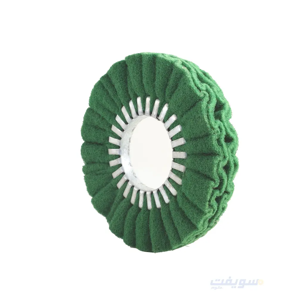 1_لباد ماتور مموج تركی اخضر خشانة وسط قطر 8 بوصة.webp