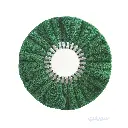 2_لباد ماتور مموج تركی اخضر خشانة وسط قطر 10 بوصة.webp