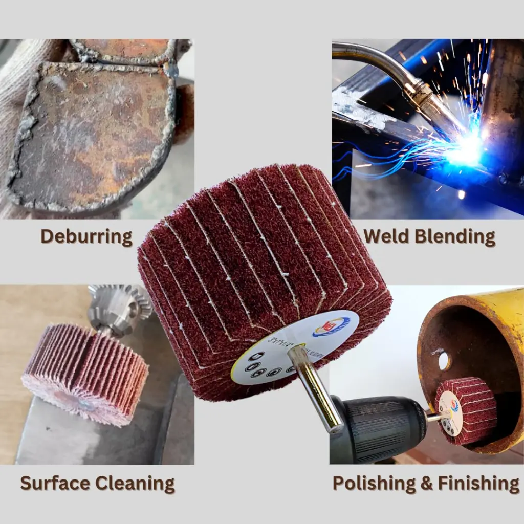 30X30X6 فرشة صنفرة بشرائح متداخلة لباد ( راق و راق) ماركة وان تو ثري خشانة #80.webp