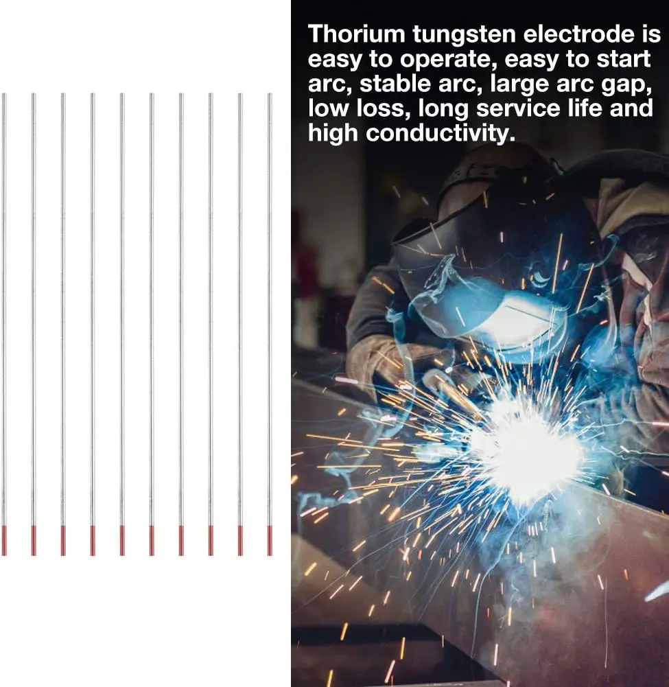 عدد 10 ابرة لحام تنجستين جودة عالية مقاس 2.4 مملي في 175 .webp