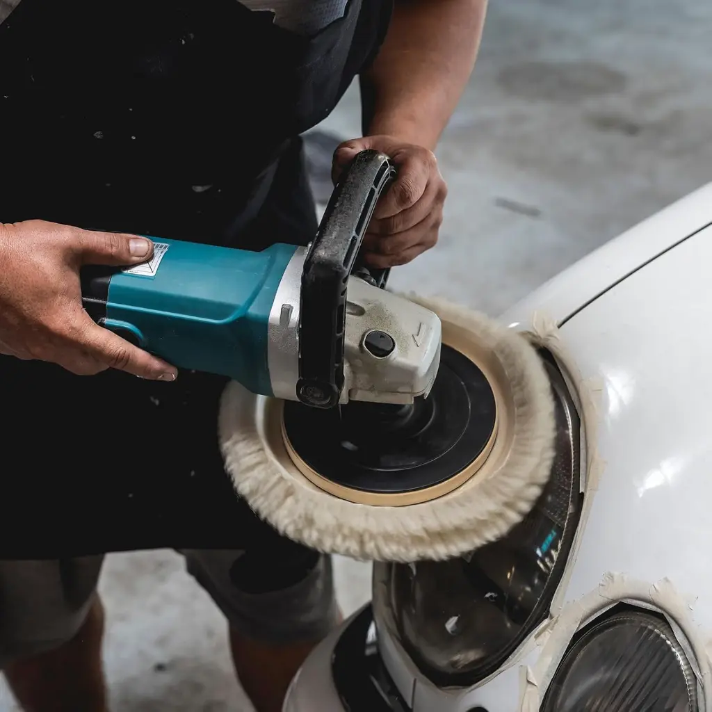 باد تلميع جلد خراف مع رباط – 20 سم – من Dekor موديل 1054 (2).webp