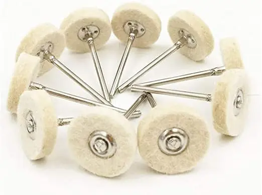 ⚪ طقم 10 قطع لباد تلميع أبيض طبيعي – 25 مم – أكس 2.35 مم  (5).webp