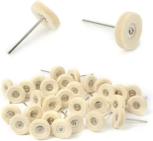 ⚪ طقم 10 قطع لباد تلميع أبيض طبيعي – 25 مم – أكس 2.35 مم (9).webp