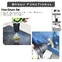 طقم فرش سلك للتنظيف والتجليخ (5 قطع) من MLD – أسلاك فولاذية مغلفة بالنحاس (3).webp