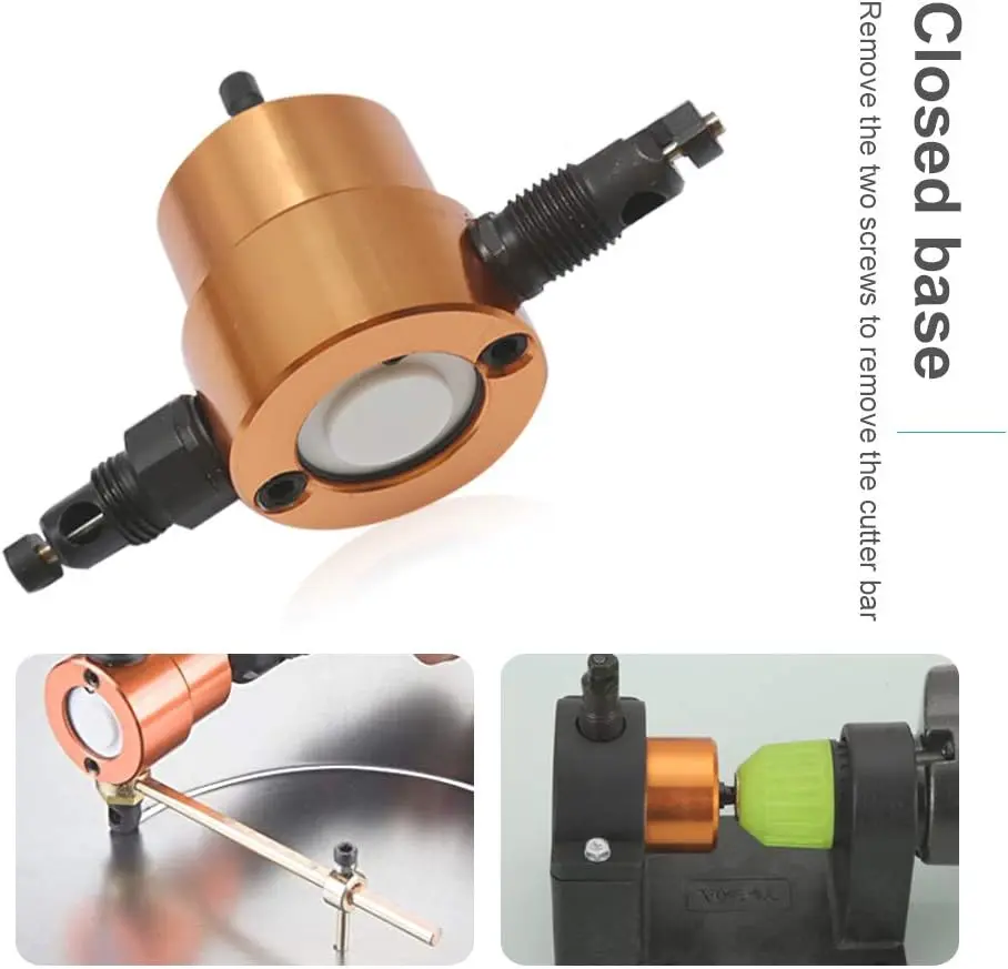 رأس قص معدني دوّار 360 درجة – ملحق شنيور كهربائي مزدوج الرأس