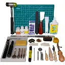 طقم أدوات خياطة الجلد اليدوية – حِرف يدوية DIY لتصميم الحقائب والمحافظ