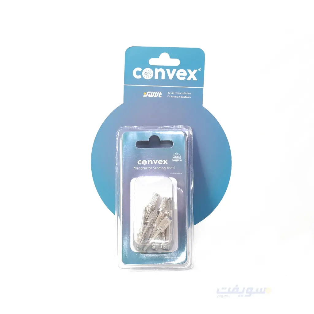 طقم دبلة معدن بالأكس 3 ملم مقاس 6 ملم من CONVEX 