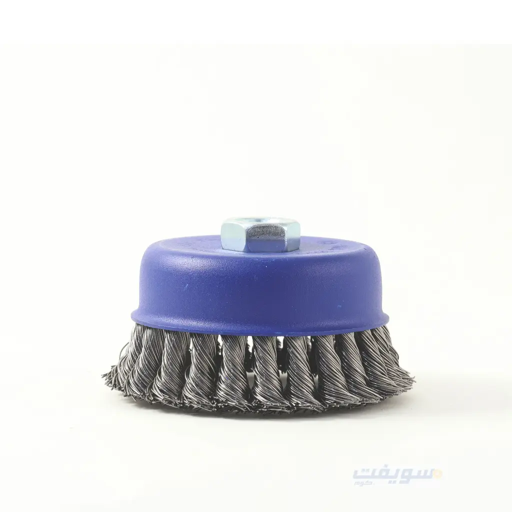 فرشاة سلكية تويست للصاروخ من CONVEX  جودة عالية 4 بوصة ازرق