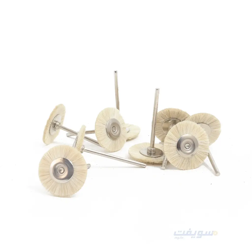  طقم 10 فرش تلميع بشعيرات صوف خروف بالأكس 3 ملم من CONVEX – تشطيب ناعم لأدق التفاصيل 