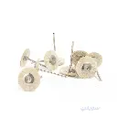  طقم 10 فرش تلميع بشعيرات صوف خروف بالأكس 3 ملم من CONVEX – تشطيب ناعم لأدق التفاصيل 