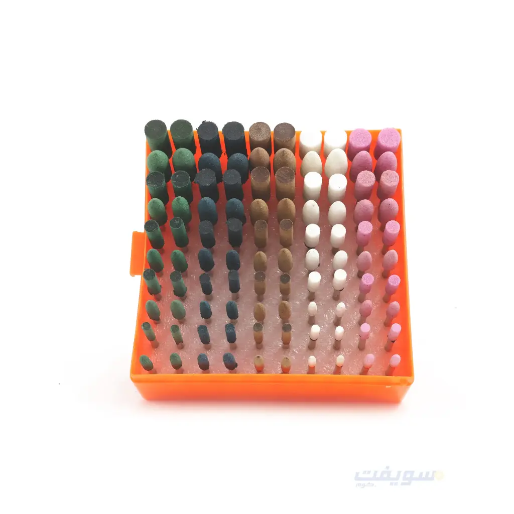 طقم 100 حجر ولباد مشكل اكس 3 مللي من CONVEX حل شامل للتلميع والتجليخ بدقة وكفاءة عالية! 