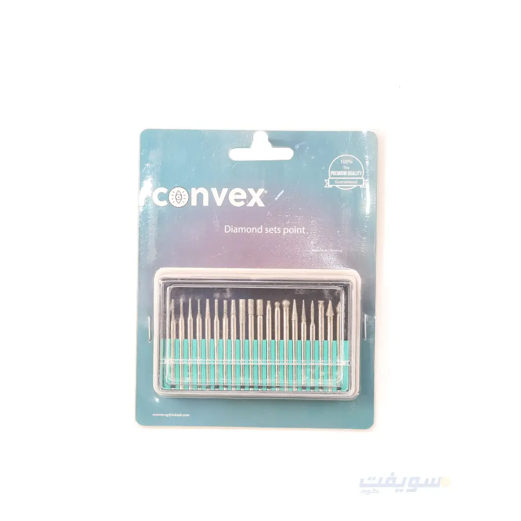   حجر ألماظ احترافي – 30 قطعة – من CONVEX | دقة استثنائية للأعمال الصعبة!