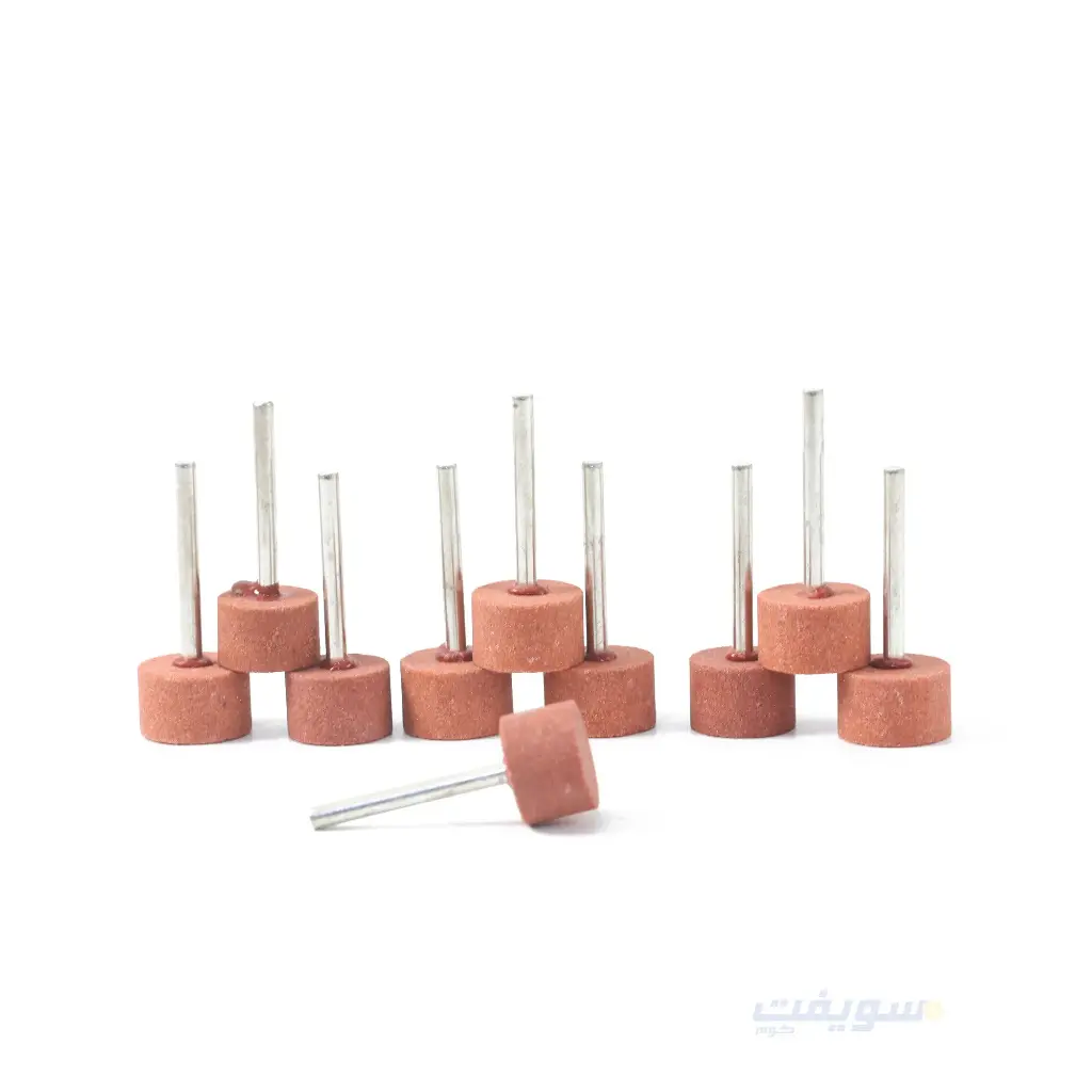 رؤوس تجليخ أسطوانية 16 مم – طقم 10 قطع من CONVEX قوة صنفرة دقيقة تناسب كل مشروع! 