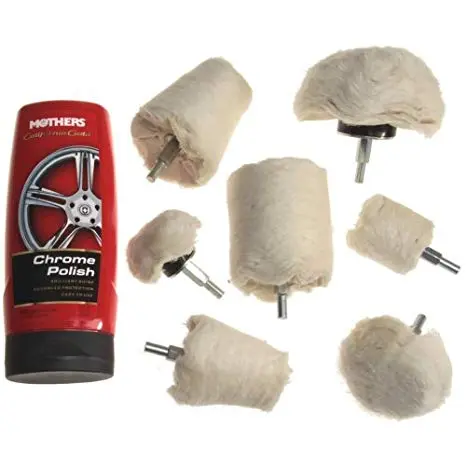 طقم عجلات التلميع للدرل – 8 قطع متعددة الاستخدامات لتلميع احترافي ودقيق