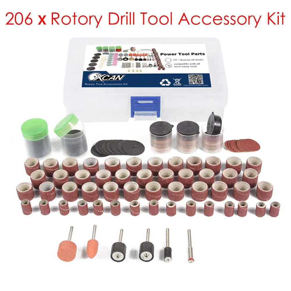 طقم ملحقات MASO متعدد الاستخدامات – 260 قطعة لأعمال الصنفرة والتلميع والحفر