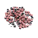  مجموعة 102 رول صنفرة قطر 1/2 إنش + 2 ماندريل مطاط