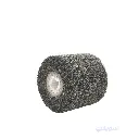 درام لباد أسود ناعم 10×10 سم – إيطالي | للتشطيب النهائي الدقيق على المعادن والخشب