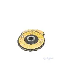 مروحية صنفرة "123" – الأحمر/الحديد – 5 بوصة – لتنعيم الستانلس ستيل والمعادن