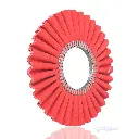 قرص تلميع تركى كتان أحمر معالج مموج – 450×200 مم –   (Medium Stage)